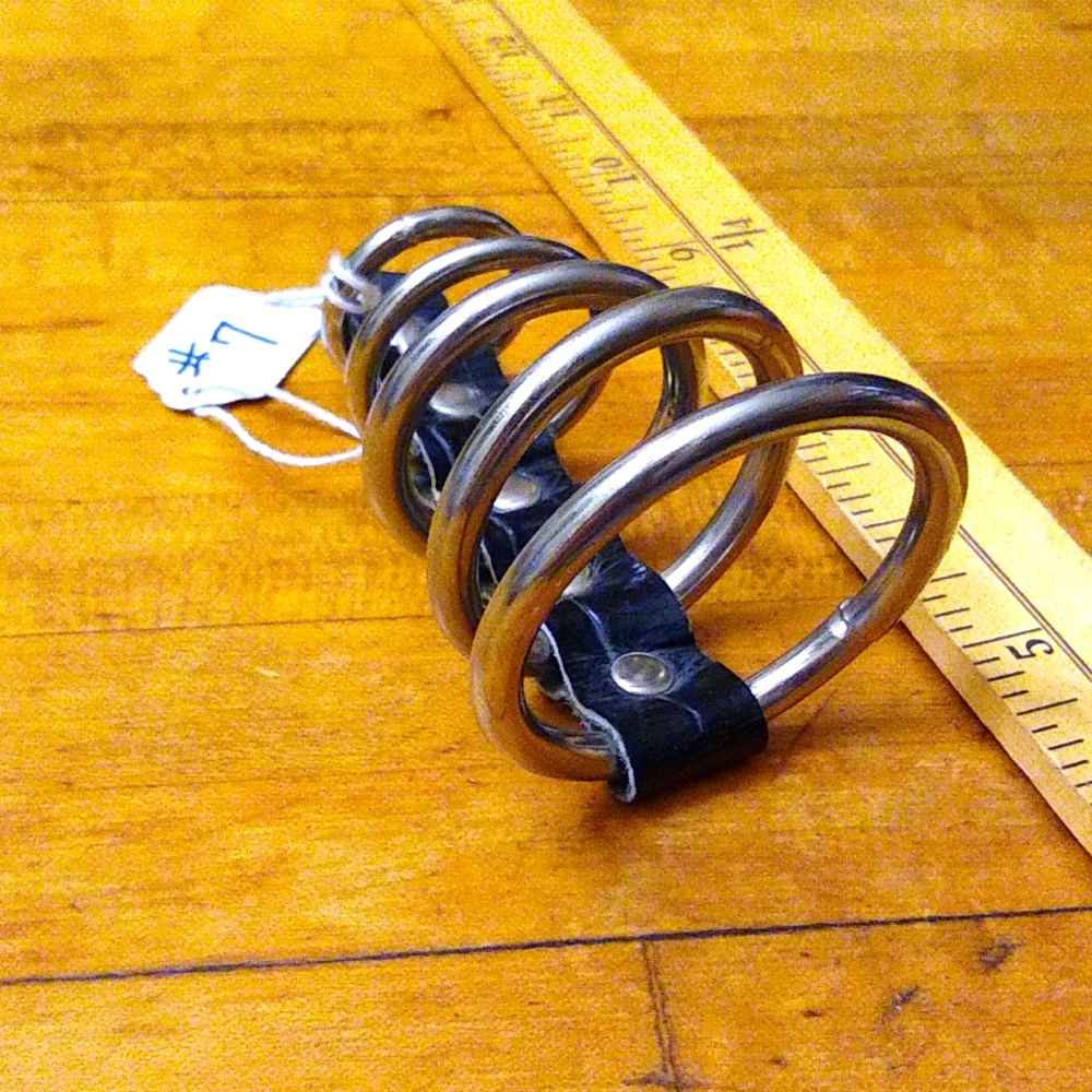 C-ring Metal & Faux Leather, #7 - Picture 6 of 7
